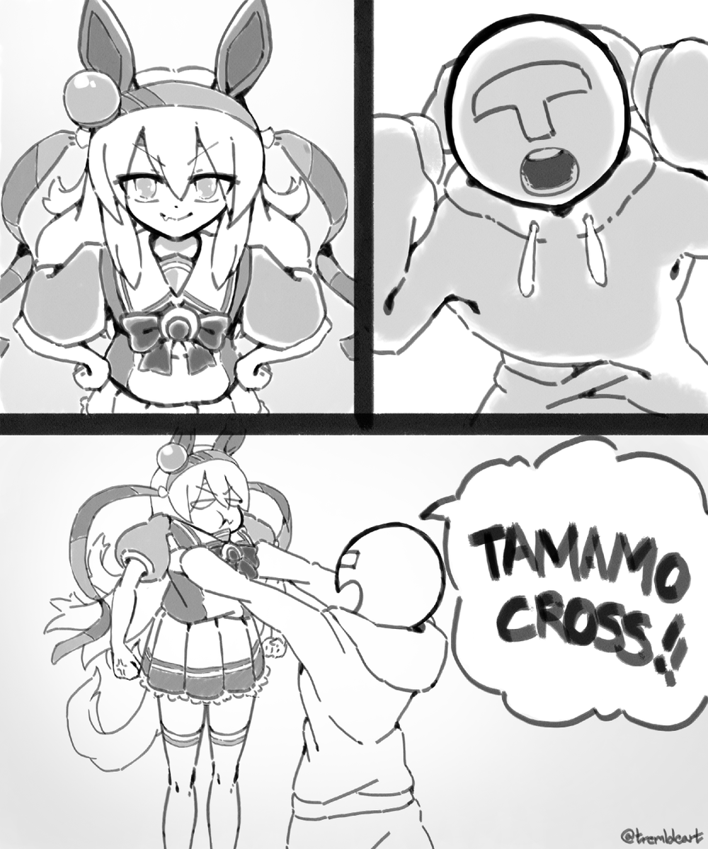 It's Tamamo Cross! 🤯
#umamusume #rkgk #TamamoCross