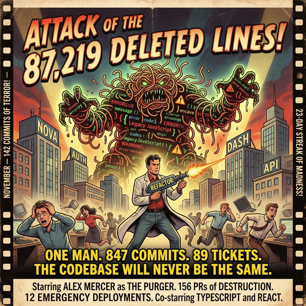 bartaadaniel's tweet photo. I enjoy @NanoBanana way too much. Made a Claude Code plugin that turns code contributions into posters.

Plugin + prompts:
https://t.co/rLjrW6tUA0 https://t.co/rWPK1ZkH0P