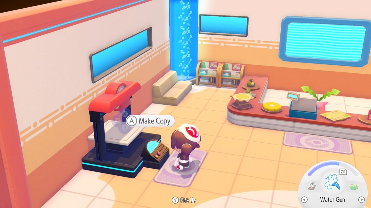 mushybrb's tweet photo. if you’re missing berries you can take pictures of trees on the developer island and come home to print em #pokopia https://t.co/b9L5EqbWNv