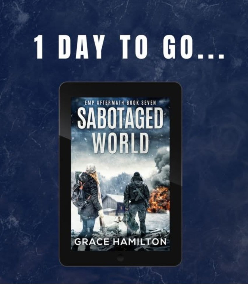 Sabotaged World bk7 in the EMP Aftermath series by Grace Hamilton is out tomorrow!! And its an action packed, edge of your seat read! Theres at least another 2 books to come in this series too!
<a href="/RelayPublishing/">Re:Lay</a> #GraceHamilton #PostApocalyptic #EMP #Disaster #Survival