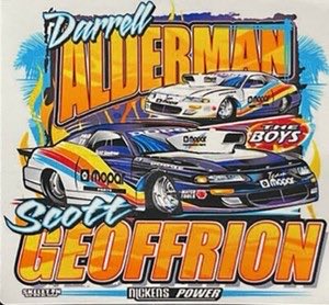RamminIsRacing's tweet photo. There are going to be people who point at previous NASCAR series drivers for who made this paint scheme famous but let’s be perfectly clear…. It was the Dodge Boys who made this iconic look famous and brought the most notoriety to it! The late great Scott Geoffrion and his teammate Darrell Alderman! They had an us against the world mentality and represented Dodge and @OfficialMOPAR in a capacity that hasn’t been seen since! 

#DodgeBoys #MoparOrNoCar #Mopar #Dodge #NHRA #NASCAR #Prostock