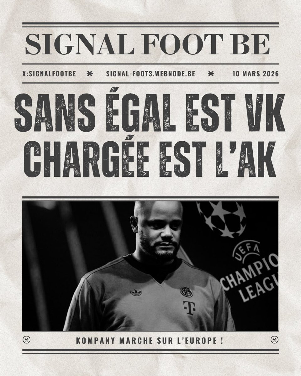 Signal Foot BE tweet media