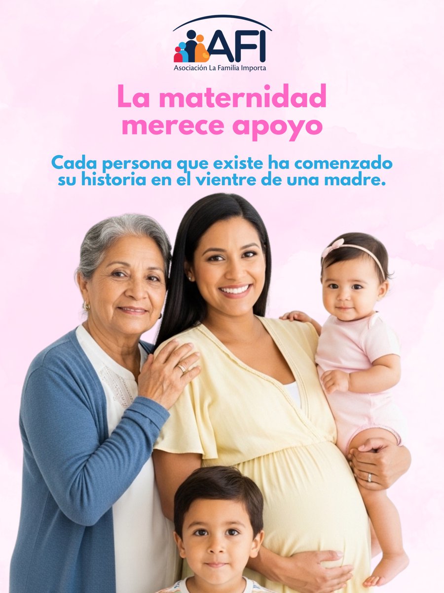 familiaimporta's tweet photo. La maternidad no es solo una experiencia personal: también es una realidad social que hace posible la continuidad de la vida. Cada persona que existe ha comenzado su historia en el vientre de una madre. Por eso, proteger y valorar la maternidad no es solo una cuestión privada, sino un compromiso de toda la sociedad.