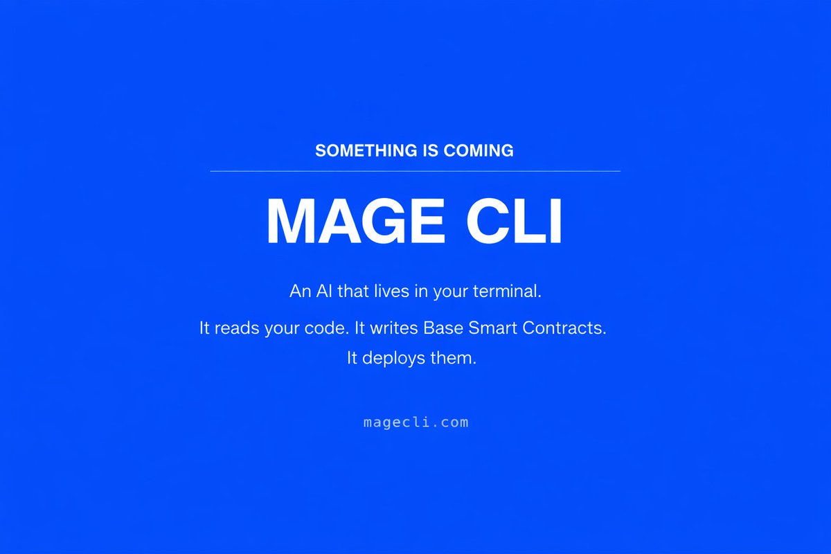 Mage CLI (@mage_cli) / Posts / X