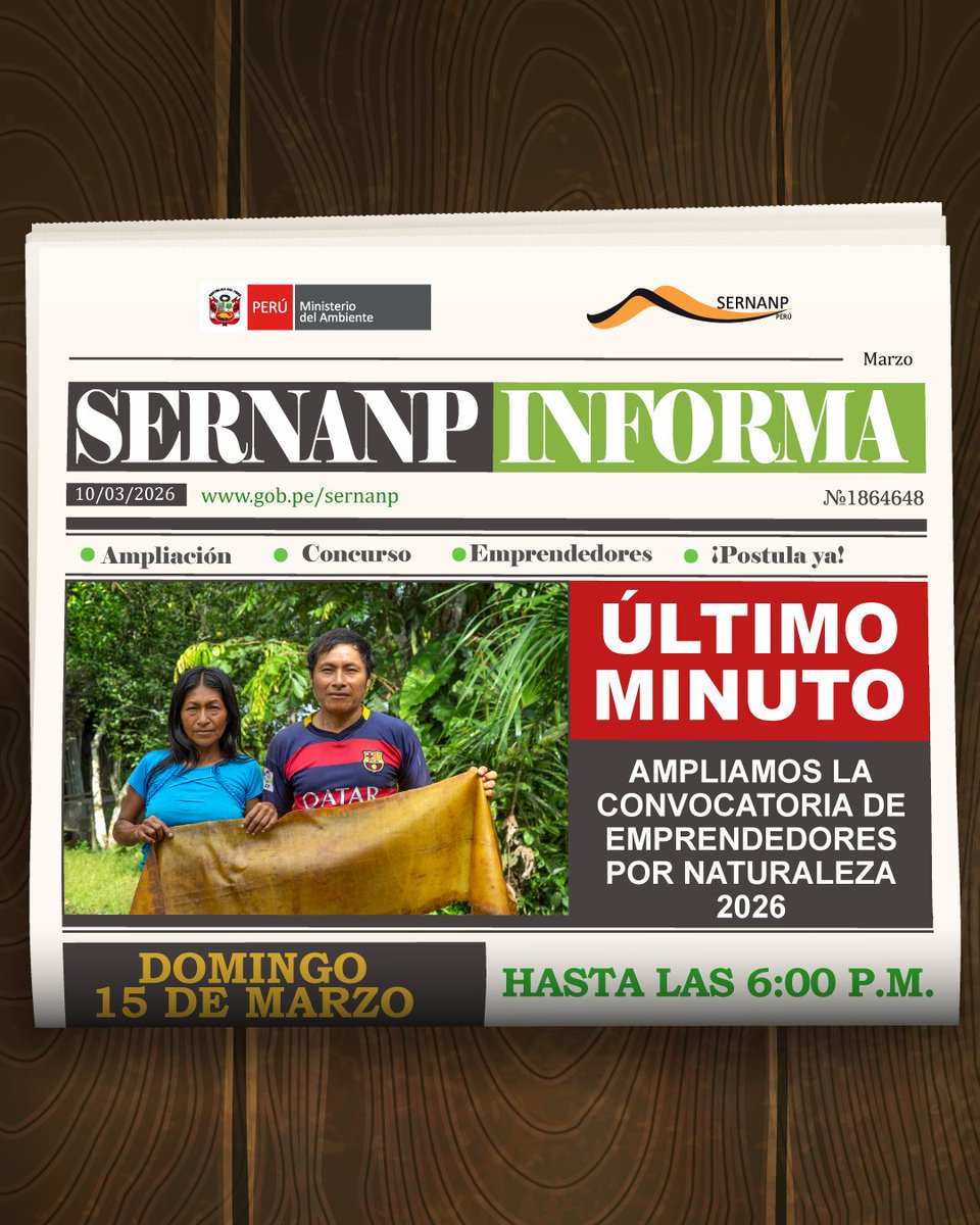 SERNANP tweet media