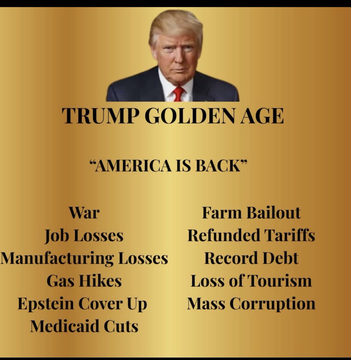 JonesJones48712's tweet photo. @atrupar He’s out here lecturing SNAP recipients about "budgeting" for groceries, while the GOP is blowing through $6 billion a week on a war of choice that is literally driving up the price of those groceries. Even worse, they are calling it the Golden Years. https://t.co/yVQwOENtdJ