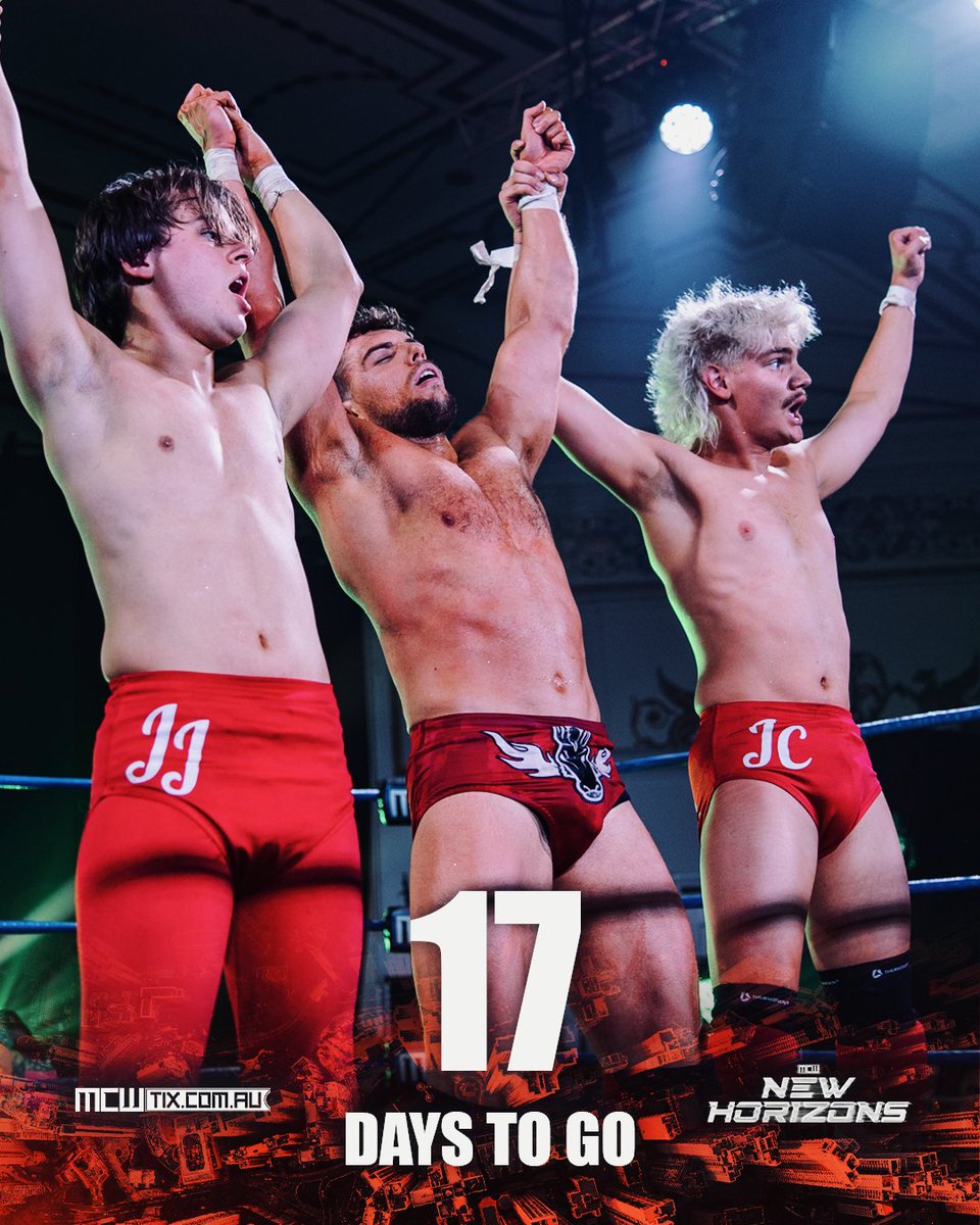 mcitywrestling's tweet photo. NEW HORIZONS COUNTDOWN

We don’t know that it’s going to be pretty, but we do think it’s going to be an absolute war between @theclydesdalecc &amp; @Anth_Cava on Saturday 28th March.

🎟️ Tickets at https://t.co/HI8vCLNMsZ

Suitable for all ages.

#MCWHorizons https://t.co/ndFtlHildr