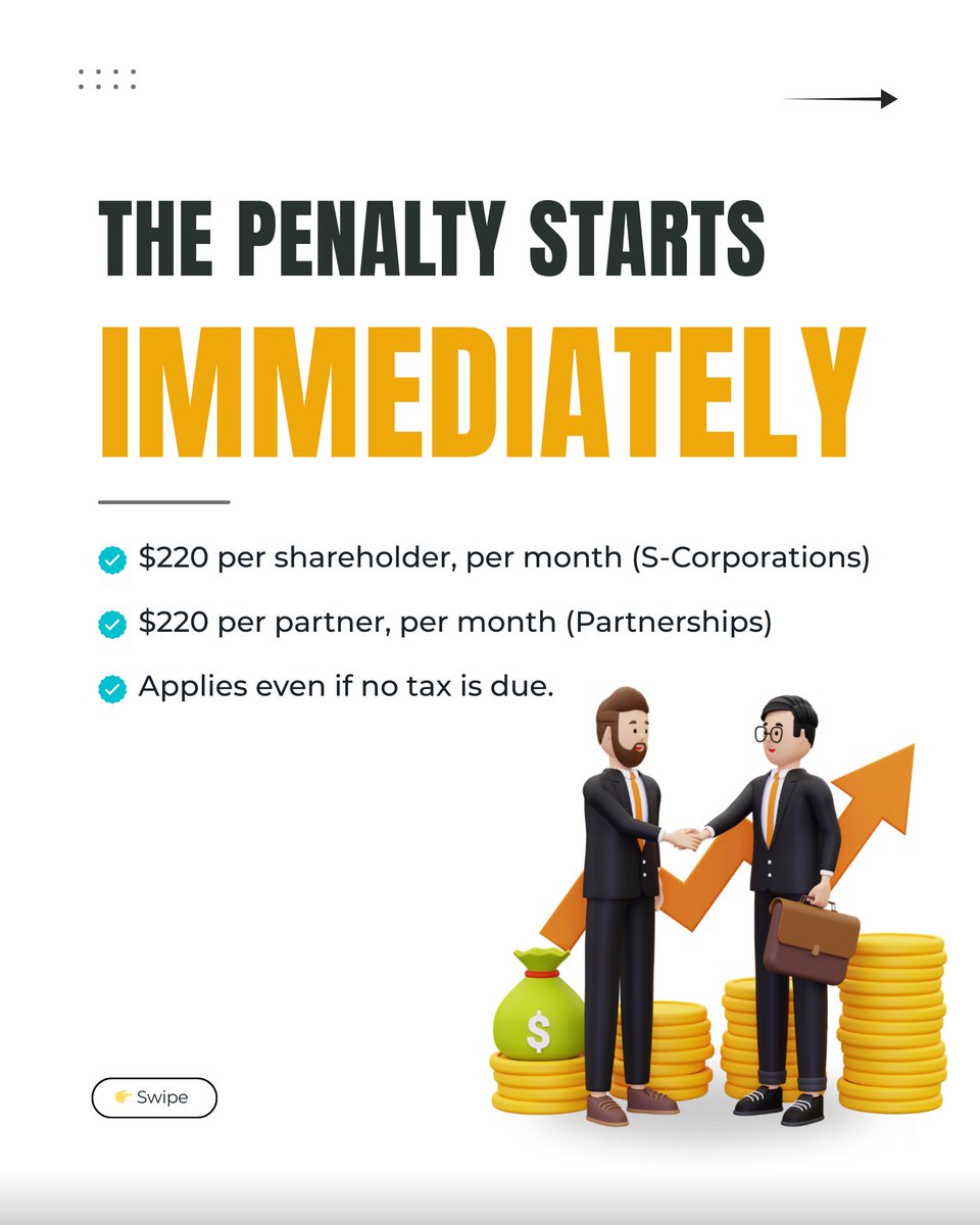 ProtaxGlobal's tweet photo. ⚠️ S-Corp &amp; Partnership Tax Deadline: March 16
Late filing can cost $220 per owner per month and delay K-1 forms.

Don’t risk IRS penalties.

📞 Book a free consultation today.
🌐 https://t.co/ywSmgiPTCu

#SCorpTaxes #TaxDeadline #BusinessTaxes #IRSCompliance https://t.co/4zR1hQHSaw