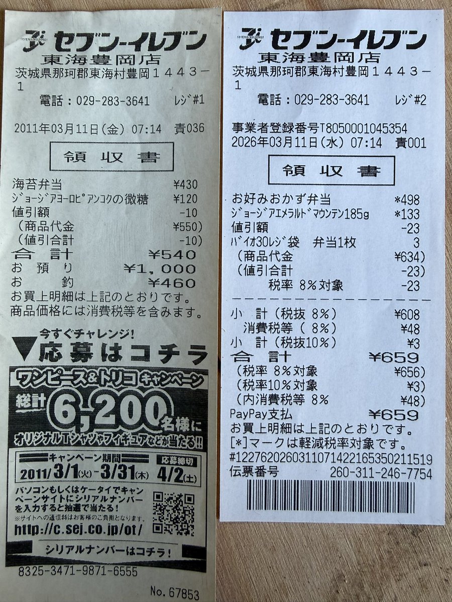 kuwanacci's tweet photo. 特別な日のKujira Hill

毎年、15年前と同じ店舗で同時刻に買い物をしています。
あの日をきっかけにラジオ番組を一緒にやったり、お仕事をするようになったマシコタツロウ氏のKujira Hill。いろいろな巡り合わせの人生に感謝です😌

おはようございますm(._.)m https://t.co/0uhNzMrhu6