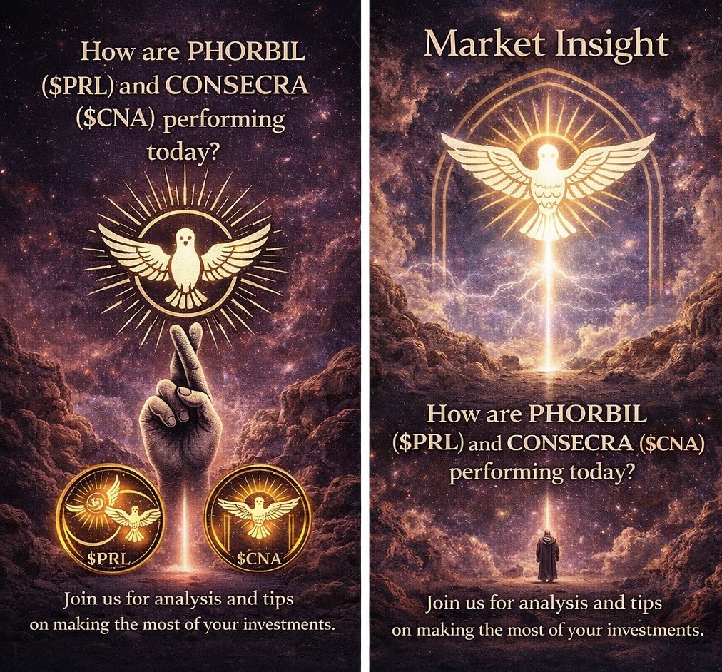 PHORBILCONSECR's tweet photo. How are PHORBIL ($PRL) and CONSECRA ($CNA) performing today? Join us for analysis and tips on making the most of your investments!
#PHORBIL #PRL #CONSECRA #CNA
#PHORBILxCONSECRA
#CryptoGoals
- #CryptoRevolution
- #BlockchainTechnology
- #DecentralizedFinance
- #CryptoCommunity
- #InvestInCrypto
- #DigitalAssets
CryptoCommunity
#CryptoProject
#BlockchainTechnology
#Web3Community
#DigitalAssets
#CryptoAwareness