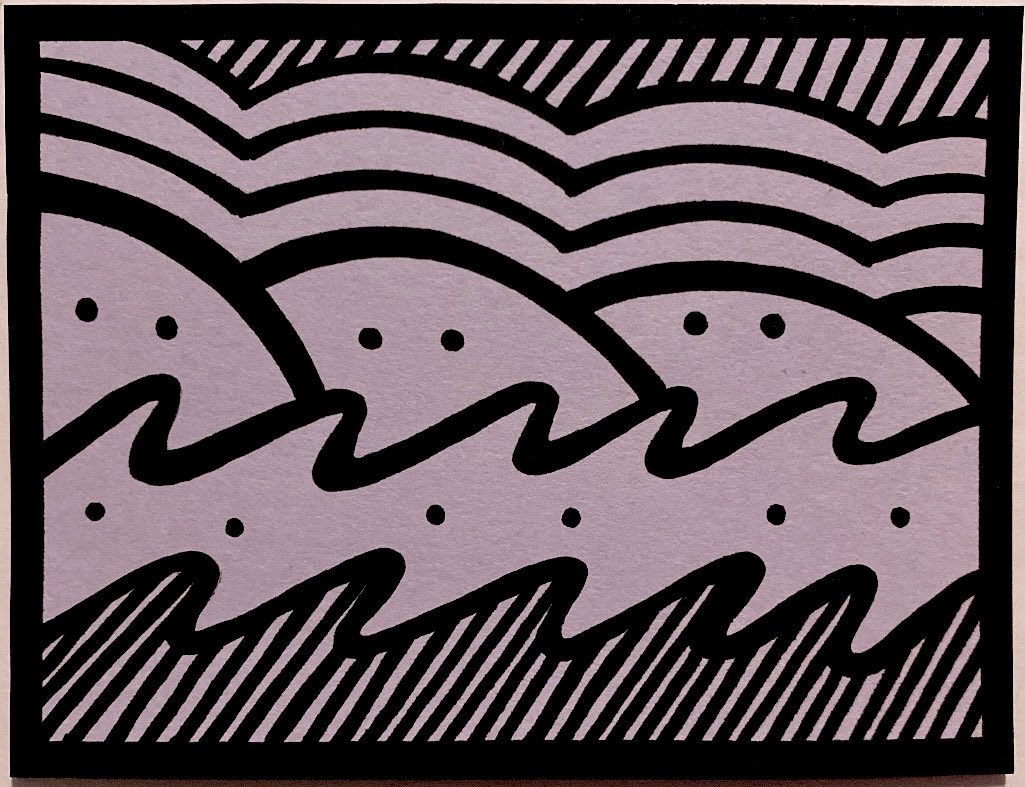 Everyday automatic #813

3/9/2026

“Morning Meeting”

oil paint sharpie; handcut cardstock