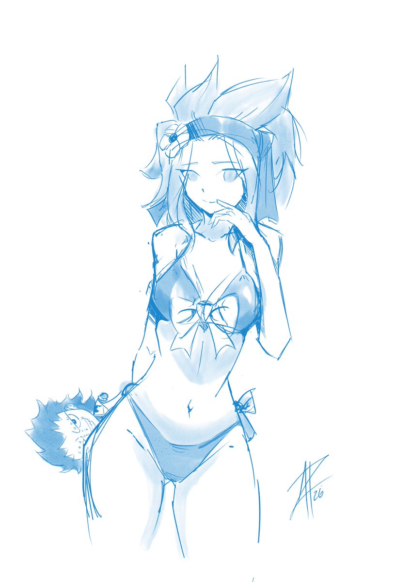 Levy sketch. 

#levymcgarden #fairytail