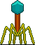 King1417A67329's tweet photo. Along with my biostructure tilesets, I am also creating microorganism enemies. #pixelart #sprite #pixelartist #gameassets #aseprite #ゲームアセット #Enemy #microorganism #微生物 #Virus #ウイルス https://t.co/5OfnNY3qFW