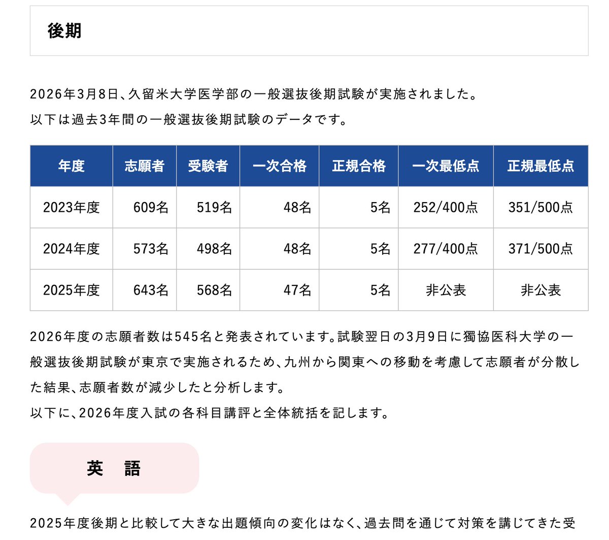 2021年度入試対策　メビオ　近畿大学医学部模試　11 近畿大学医学部模試｜福岡の医学部専門予備校なら英進館メビオ
