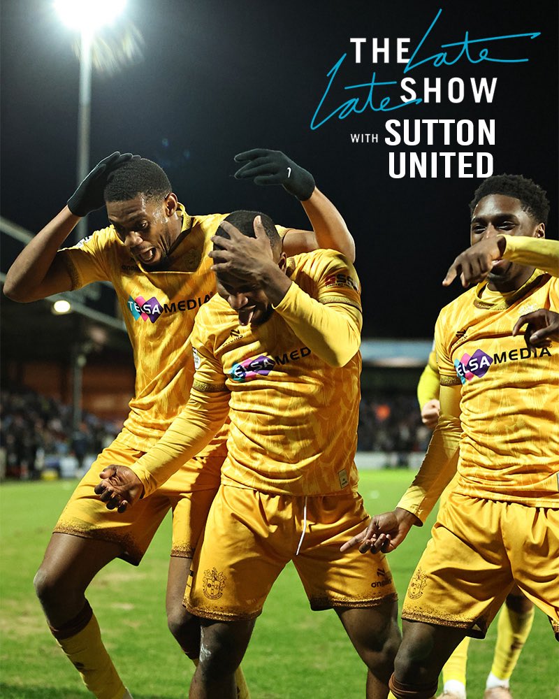 Sutton United tweet media