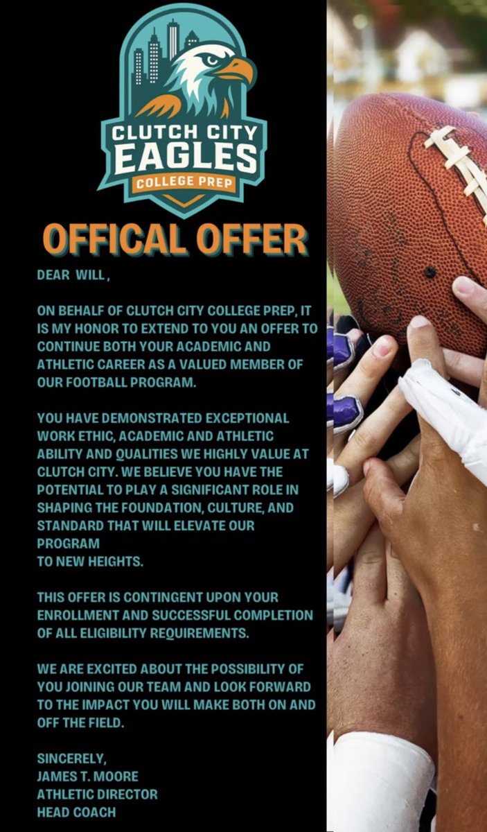 willalfred19's tweet photo. After a great conversation I am blessed to receive an official offer from @jtmoore2926 beyond blessed @PaetowFootball @CoachEdwardsIam @CoachLDS @coachdhicks @CoachYorloff https://t.co/OfFTj9yihW