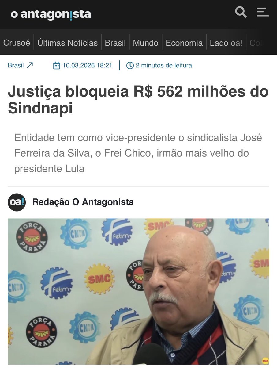 Maubmarcon's tweet photo. Filho e irmão do presidente envolvidos no roubo dos aposentados mas eles juram que a culpa é do Bolsonaro 🫠 https://t.co/3C8AJBmFql