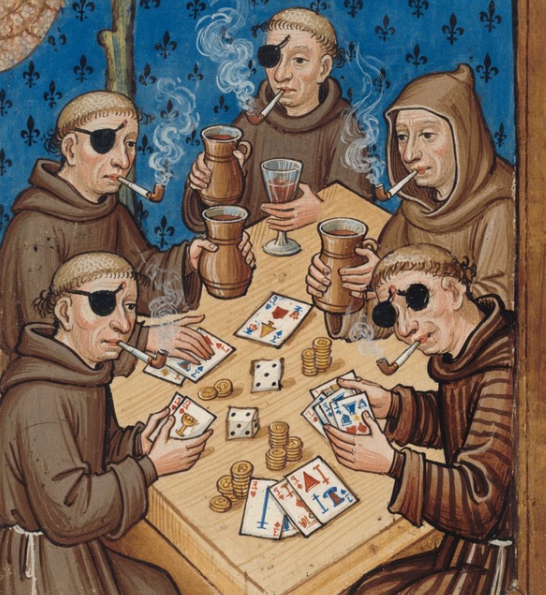 This is how the MonkCabal looked like, circa 15th century