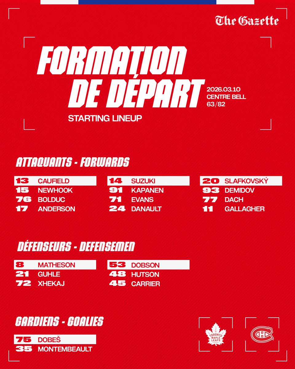 x - Canadiens Montréal tweet media