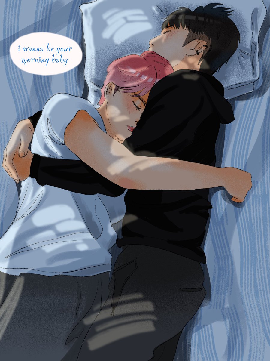 hansoI98's tweet photo. i wanna be your morning, baby 
#jicheol #seventeenfanart #woozi #seungcheol https://t.co/rLNNB3ExcQ
