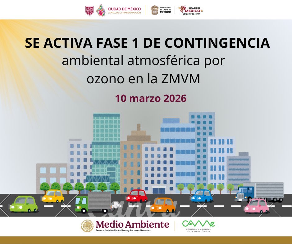 LupitaJuarezH's tweet photo. #TOMENOTA

🚨🔴 Activan la Fase I de Contingencia Ambiental por Ozono en la #ZMVM #CDMX #EdoMéx, por lo que este miércoles no deben circular vehículos de uso particular con engomado rojo, terminación de placa 3 o 4, sin importar qué holograma porten. Tampoco debe circular ningún vehículo con holograma 2 ni automotores con holograma de verificación 1, cuyo último dígito numérico sea 1, 3, 4, 5, 7 y 9.