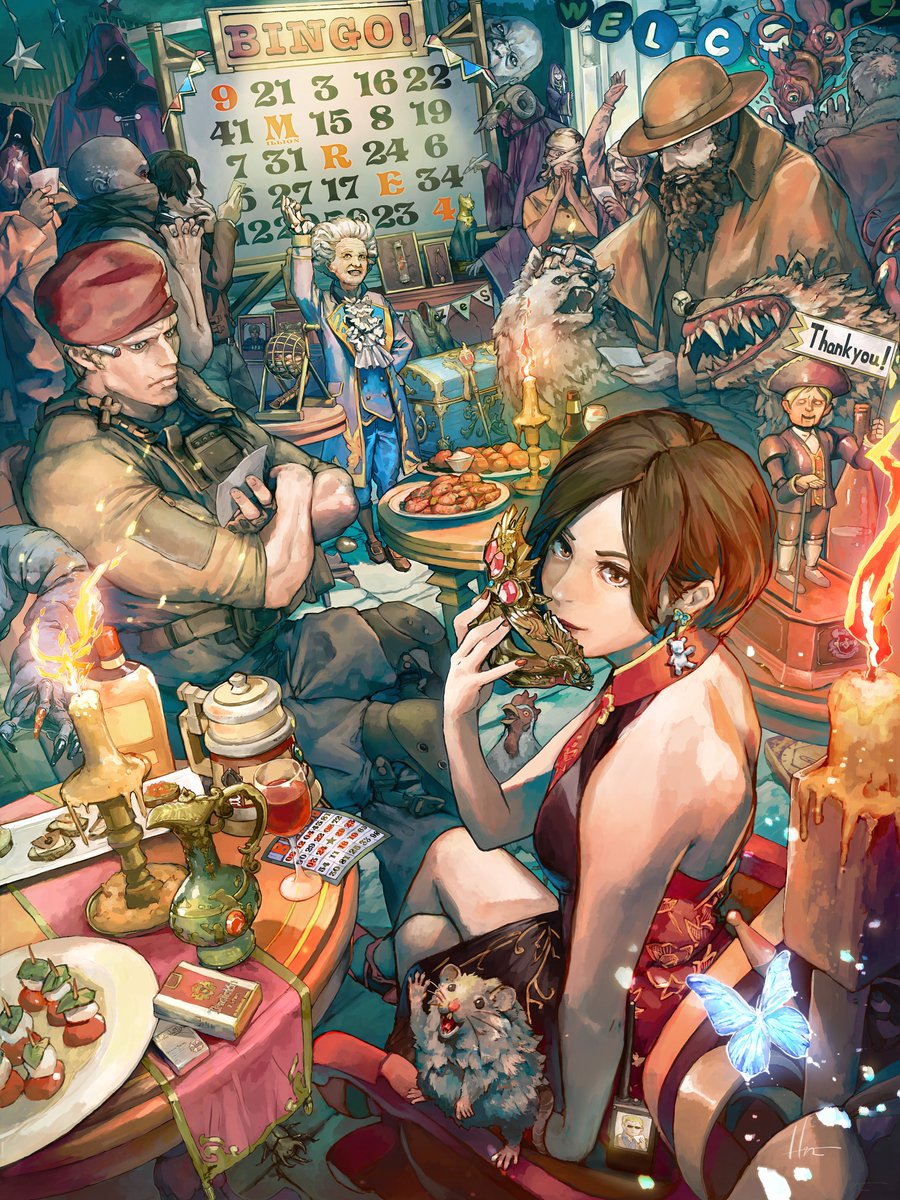 #Illustration | Resident Evil ― "Bingo!" 🃏🎉

Artist: Hirofumi Nakaoka