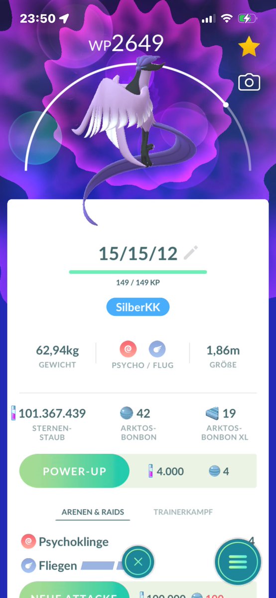 Dafür musst du mal ein Meisterball dran glauben