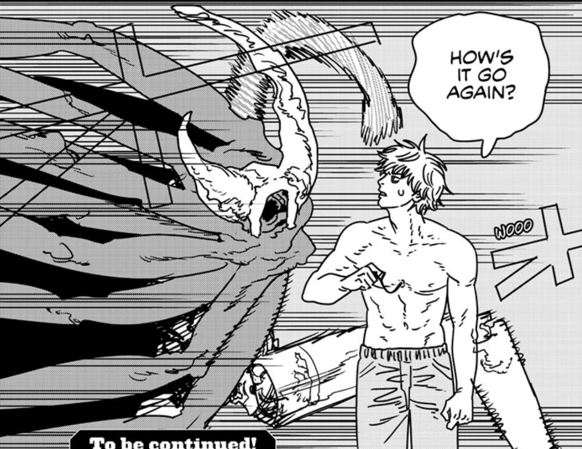 Chainsawpedia's tweet image. On One hand I want Fujimoto to take a infinite hiatus break before he can do part 3

On the other hand, the fandom will go fucking nuts without any csm news or chapters