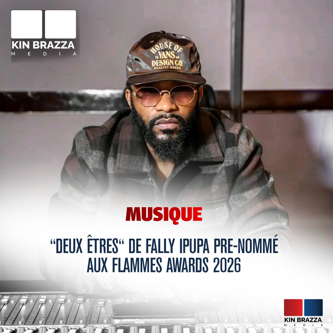 KinBrazzaMedia's tweet photo. La chanson Deux Êtres figure parmi les morceaux pré-nominés aux Les Flammes 2026 dans la catégorie “Flamme du Morceau de Musiques Africaines ou d’Inspiration Africaine”.
Cette pré-nomination confirme l’impact international du titre et la place grandissante de Fally Ipupa sur la scène musicale francophone et africaine.
L’artiste congolais pourrait ainsi décrocher une nouvelle distinction lors de la prochaine cérémonie des Flammes, qui récompense les figures majeures des musiques urbaines.
#FallyIpupa #Rumba #LesFlammes2026 #Musique #RDC