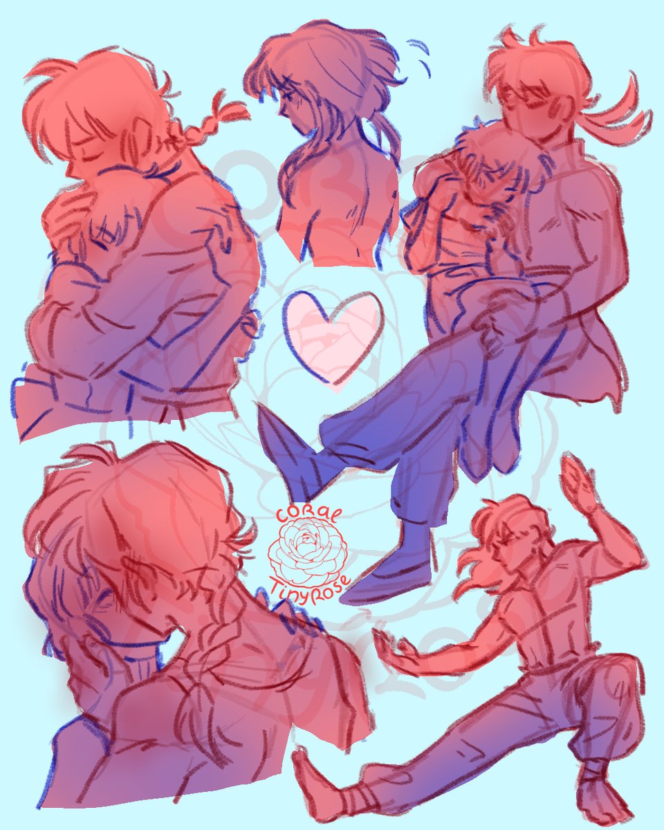 warm-up sketches
#rankane #Ranma12 #ranmasaotome #ranmaxakane #ranma #らんま #乱あ #落書き #rkgk