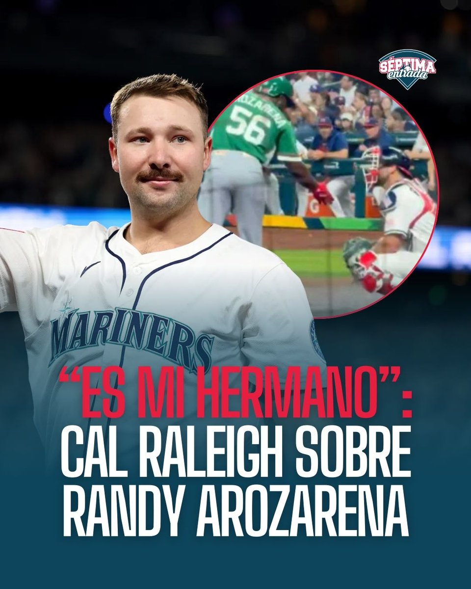 septimaentrada_'s tweet photo. ¡LA POLEMICA QUEDÓ ATRÁS! ⚾

Luego del momento viral en el que Cal Raleigh dejó con la mano estirada a Randy Arozarena durante el duelo entre México y Estados Unidos en el Clásico Mundial de Béisbol, el cátcher estadounidense aclaró la situación.

“No hay problema. Quiero mucho a Randy. Es mi hermano”, explicó el jugador de los Seattle Mariners, quien aseguró que todo se debió a que estaba concentrado en el juego.