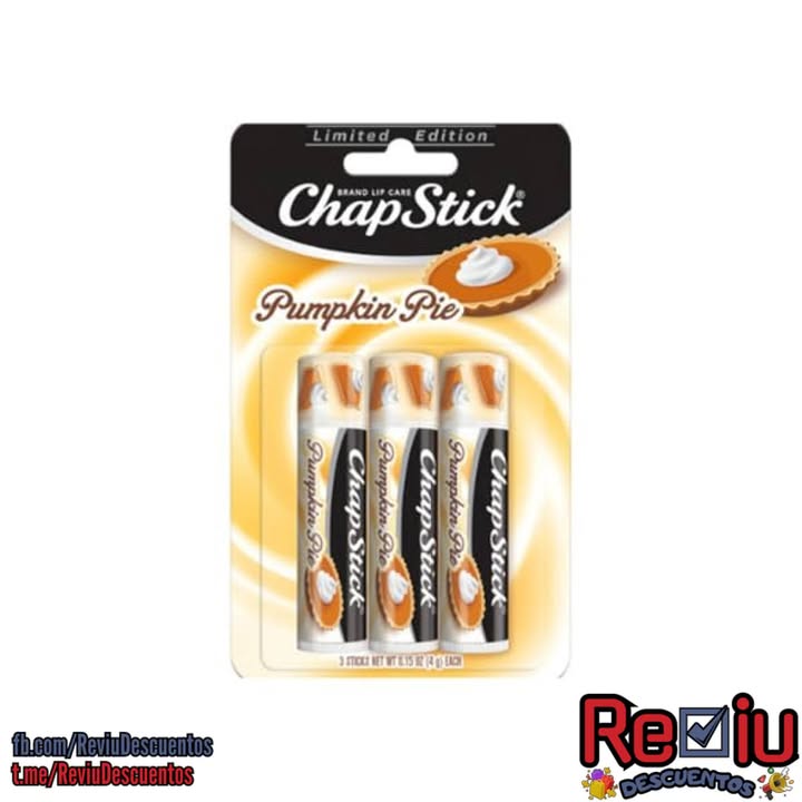ReviuDescuentos's tweet photo. 🌟 ¡Aprovecha esta oferta increíble! 🎉
✅$5.25 y ENVÍO GRATIS 🇨🇴
Disfruta el delicioso Chapstick 
Limited Edition Pumpkin Pie. 🥧
¡Compra ahora y ahorra! 💰
👉 https://t.co/5HBgKZVFWR https://t.co/8akE0MrPgz