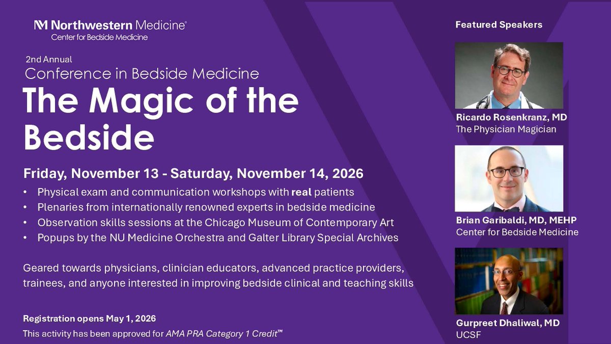 Center for Bedside Medicine tweet media