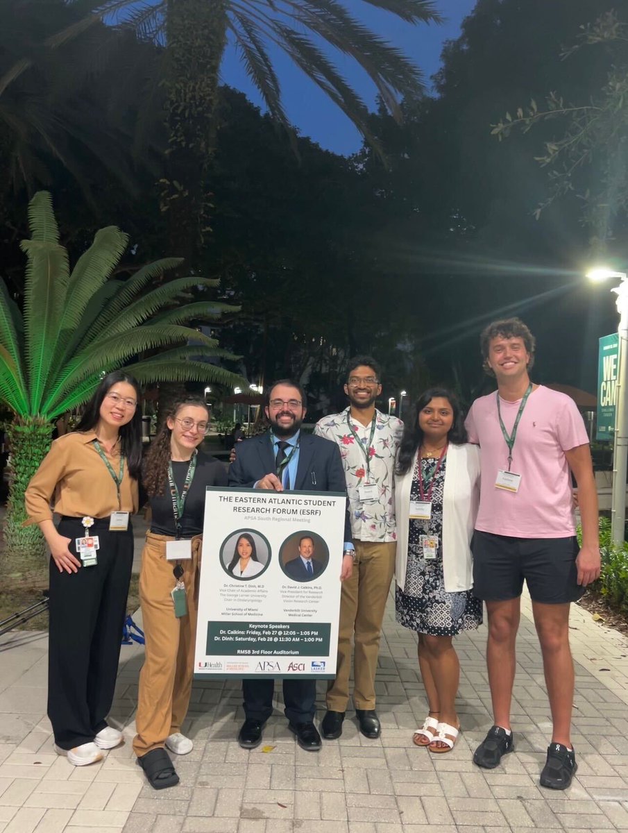 A_P_S_A's tweet photo. The APSA South Regional Meeting / Eastern-Atlantic Student Research Forum was held February 27-28, hosted by the University of Miami! A huge congratulations to the planning team and the University of Miami for such a successful event! 🎉🌴 https://t.co/14MvGoReuX