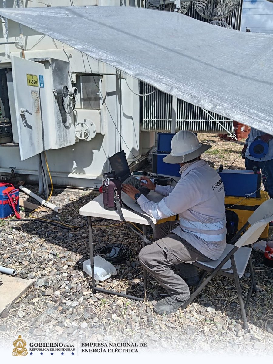 EneeHnOficial's tweet photo. #ENEEenAcción | Equipos técnicos del área de Transmisión de la ENEE continúan realizando labores de emergencia en la subestación El Progreso, tras registrarse una falla en transformador que afecta al departamento de Yoro.
Estamos trabajando para normalizar el suministro de energía eléctrica.