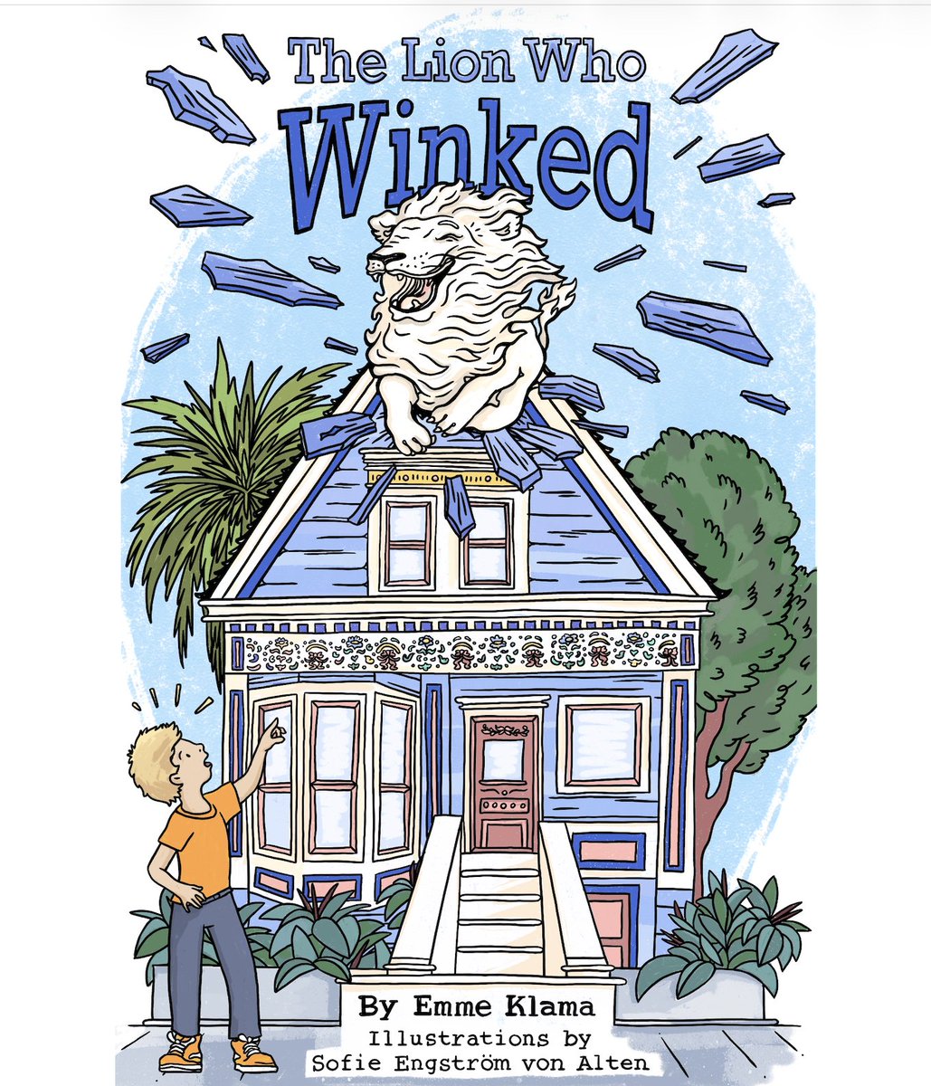 Emme_Klama's tweet image. I have a new #kids Picture Book! 
.
.
. 
The Lion Who Winked
A young boy lives a boring life until a plaster Lion winks at him and - comes alive! Together, they travel back in time to Gold Rush era San Francisco and have an exciting, fun adventure.  

shorturl.at/gvHS8