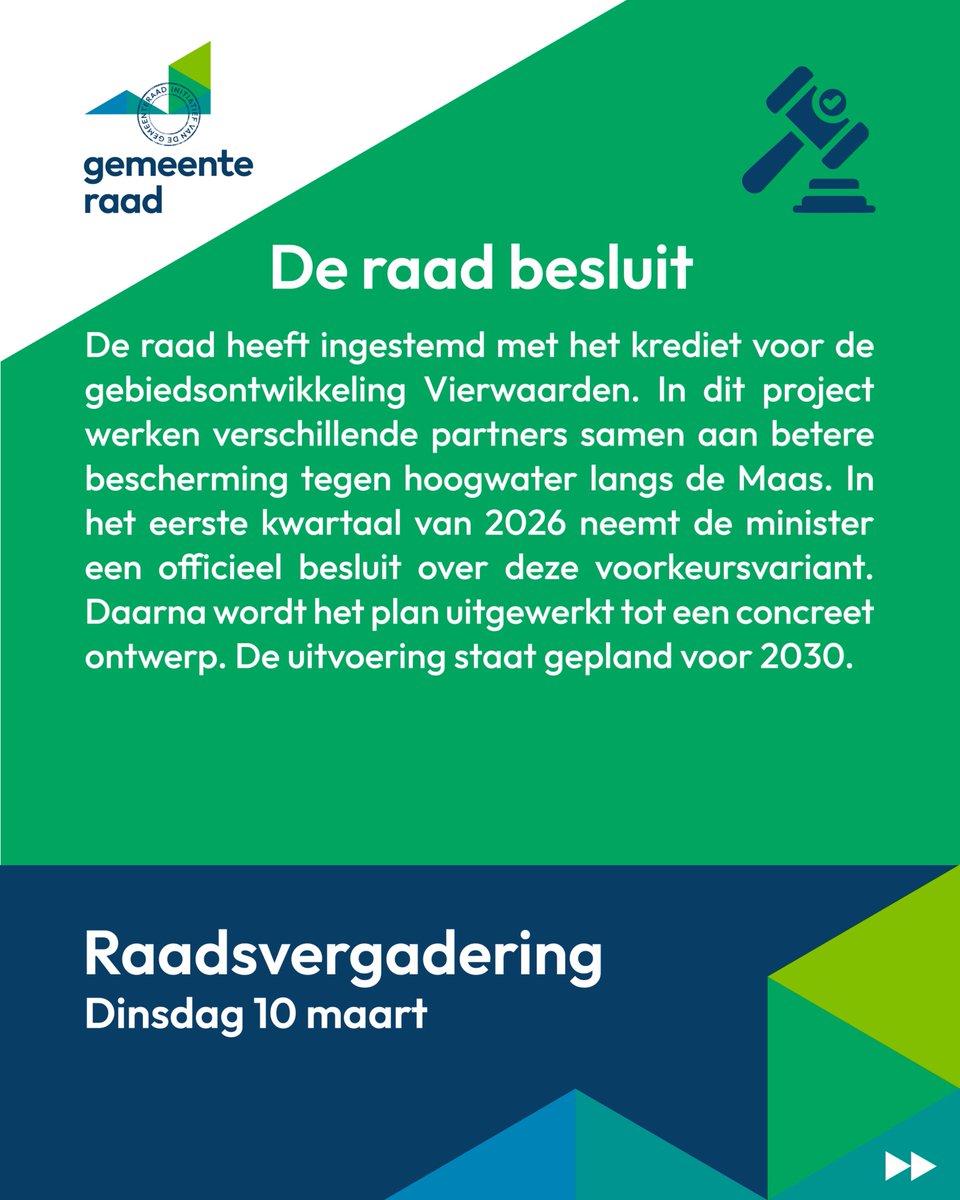 Gemeenteraad Horst aan de Maas tweet media