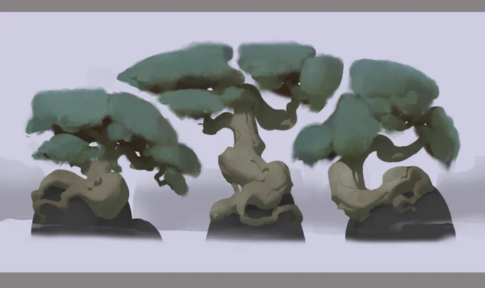 I'll be posting a few slides from my class I ran last year on stylized painting. There's full recorded demos with narration, link in my bio!