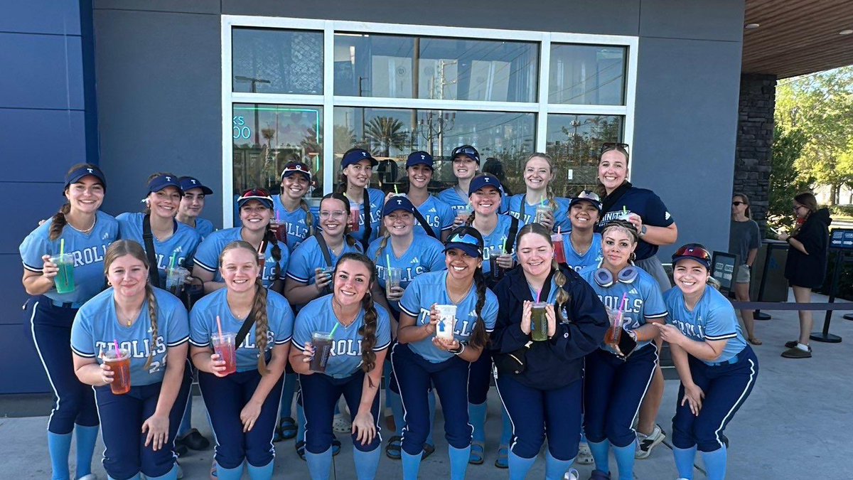 TrollsSoftball's tweet photo. What’s better than Dutch Bros? TWO wins in Florida🧹🧹#RollTrolls #Compete https://t.co/fTjiP4xCX8
