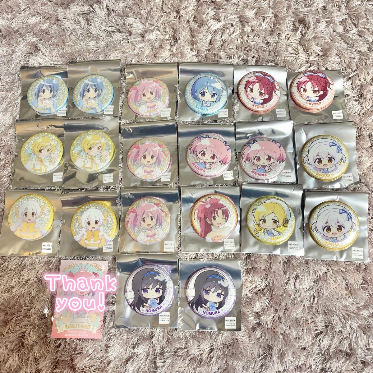 Si3pipi's tweet photo. ⋆⸜ ⸜ 交換⸝‍ ⸝‍⋆
魔法少女まどか☆マギカ
まどマギ  ローソン
グリッター缶バッジ

譲┊︎等身まどか、さやか、まみ、杏子、なぎさ、SD全キャラ
求┊︎等身ほむら

郵送✉️
１個からでも大丈夫です𑁊^. .^𑁊♩
お気軽にお声掛け下さい。 https://t.co/2IPuZfDyjX