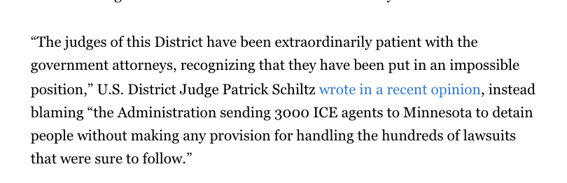 kyledcheney's tweet photo. NEW: Judges livid over Trump administration defiance are increasingly taking pains to say they still trust and respect rank and file lawyers who appear in their court rooms.

It's the DOJ and ICE leaders who they say are driving the rupture. https://t.co/228uZQD5vb https://t.co/loF9M7Qgki