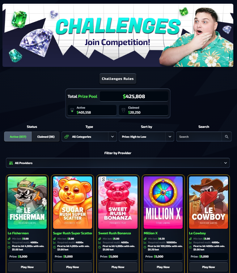 🚨800+ CHALLENGES live on dondebonuses.com

💰$400,000+ in prizes waiting to be claimed! 
😎Exclusive for Stake users under code 'Donde'
🎟️Any questions? Make a ticket in the discord - discord.gg/donde

🔥 DONDEBONUSES $250 GIVEAWAY 🔥

1. RT + FOLLOW + TAG 2