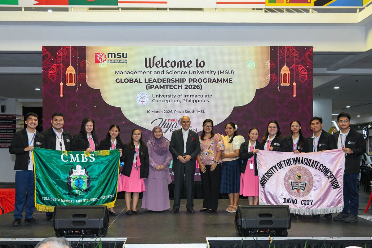 MohdShukriYajid's tweet image. Officiated the Iftar with our @YayasanMSU Scholars, International &amp;amp; Postgraduate students and #MSUPALS. A meaningful evening under #MSUIhyaRamadan, reflecting the campus spirit of #RamadanVibes. Growing together as one @MSUMalaysia community, where cultures and values collide.