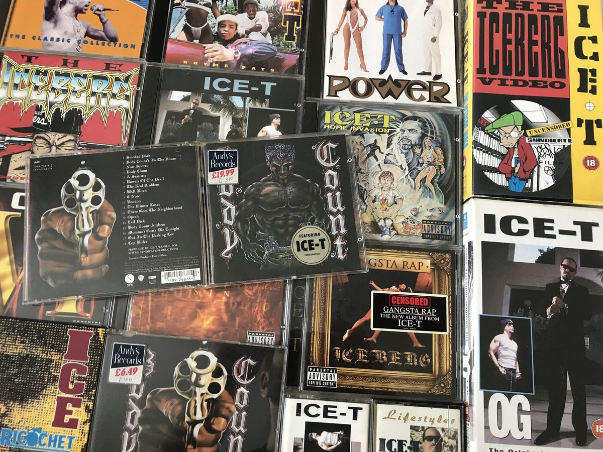 DeezMUZIK's tweet photo. @DaveHaliliART @FINALLEVEL Thanks, thats awesome, what an accolade 👊🏼 That’s just a drop in my Ice-T collection ocean 😊 https://t.co/KTXAx20Cdc