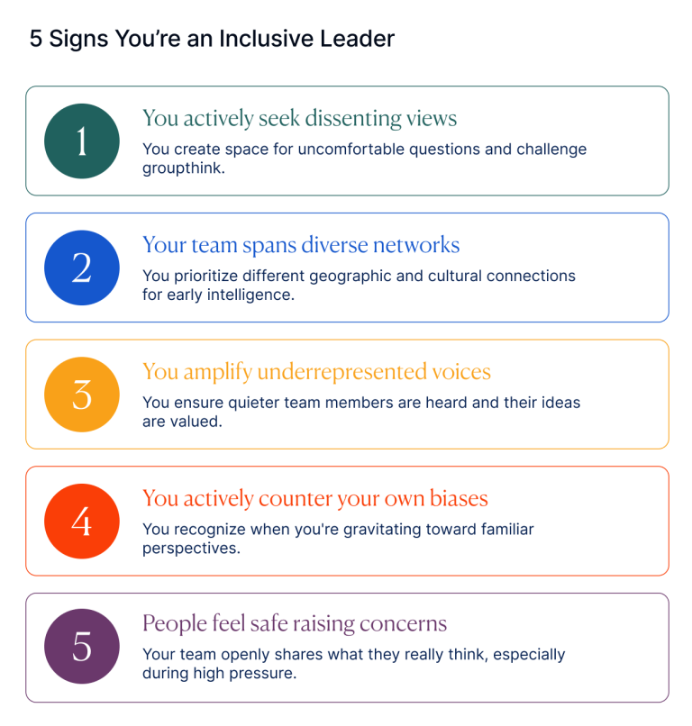 CookLikeaGent's tweet photo. Most leaders tighten control when a crisis hits. Fewer voices, faster decisions. But inclusive leadership is precisely what makes organizations more capable under pressure. It's not just a soft ideal. https://t.co/YS9oPXbJsy