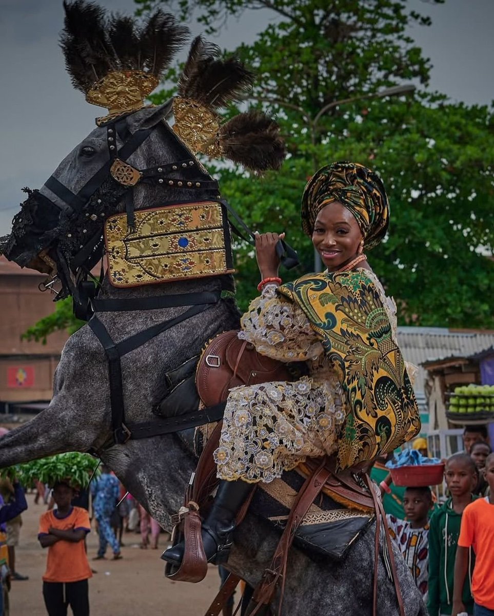 ナイジェリアの馬と文化祭 🐎🇳🇬

ナイジェリアには多くの美しい文化やお祭りがあります。馬はこれらの伝統のいくつかでとても重要な存在です。多くの地域で、馬は名誉、勇気、そして王族の象徴とされています。

ナイジェリア北部では、**ダーバー祭（Durbar