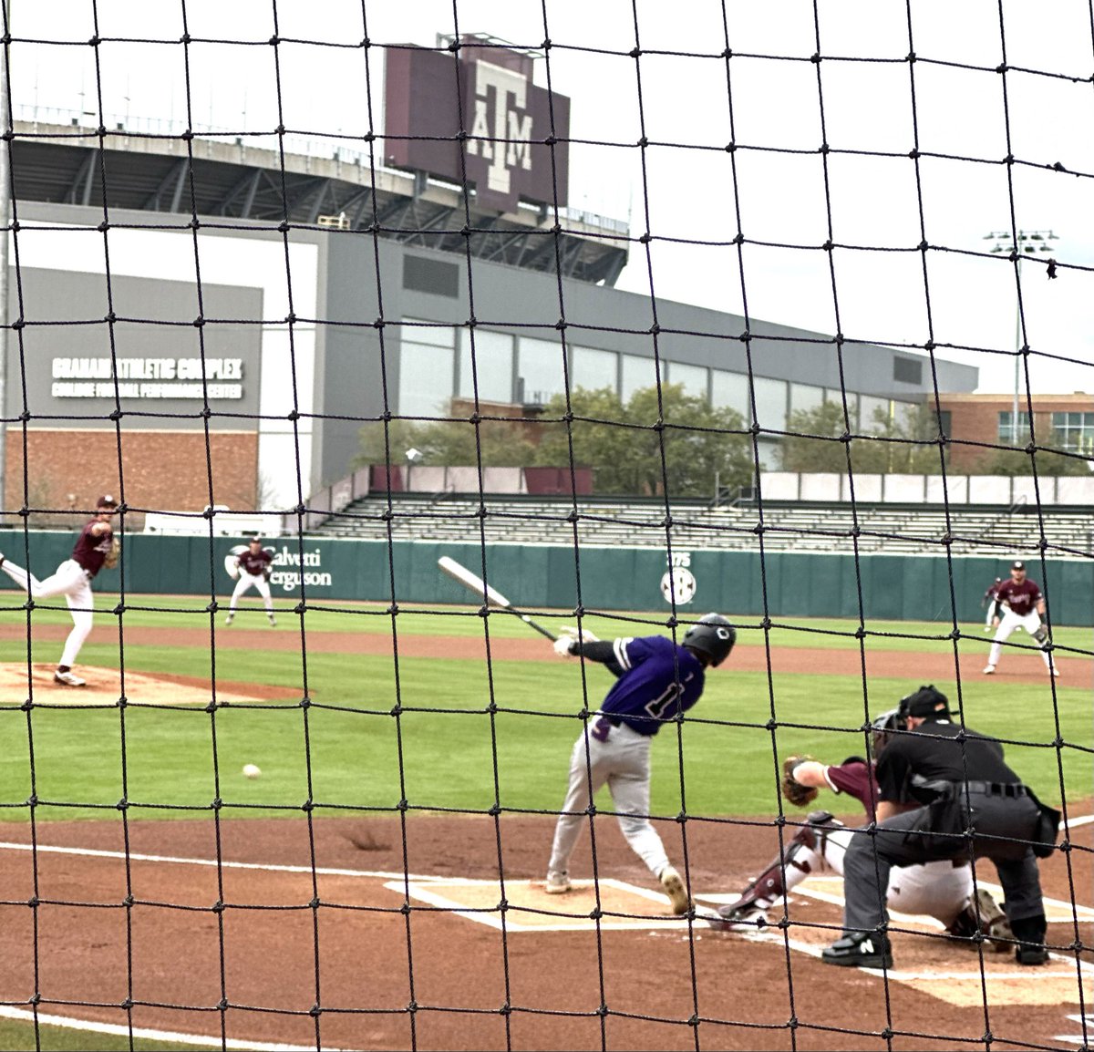 aggieprez's tweet photo. #FirstPitch for @AggieBaseball vs. sfa at Olsen Field at Blue Bell Park! #BTHOsfa #Whoop https://t.co/DS3eekAj9P