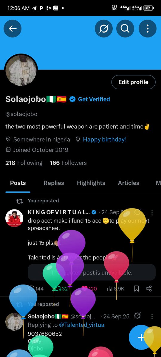 solaojobo's tweet photo. @bayobets Happy birthday to us sir @bayobets https://t.co/aPlI8Vzv2q