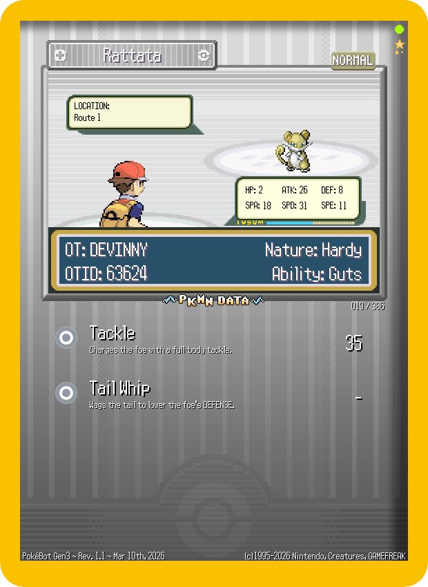 DevineFeel's tweet photo. Our 247 live streams first TCG!! We got a Shiny Rat!!!,
Come watch for the next shiny!! https://t.co/LvkX1eMgMi https://t.co/1qMEljhc89