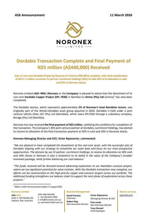 Noronex_NRX tweet media